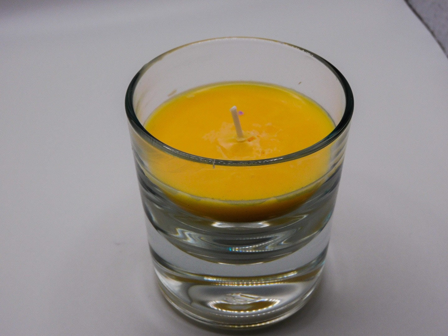 Heavy Bottom Whisky Glass Candle, 12 Hr Burn Time. Vegan Friendly
