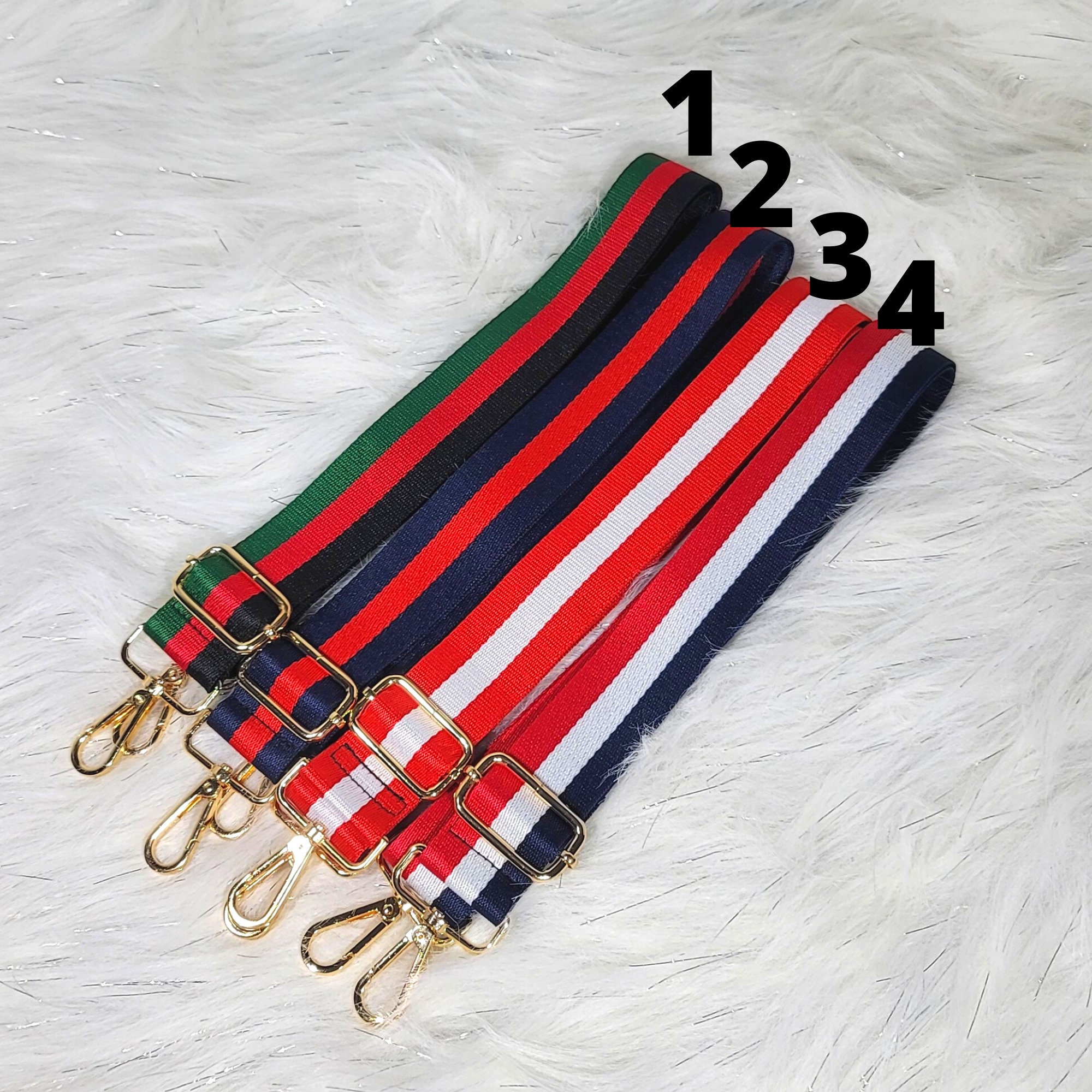 1.5 Stripe Adjustable Purse Strapstripe Replacement Bag Etsy