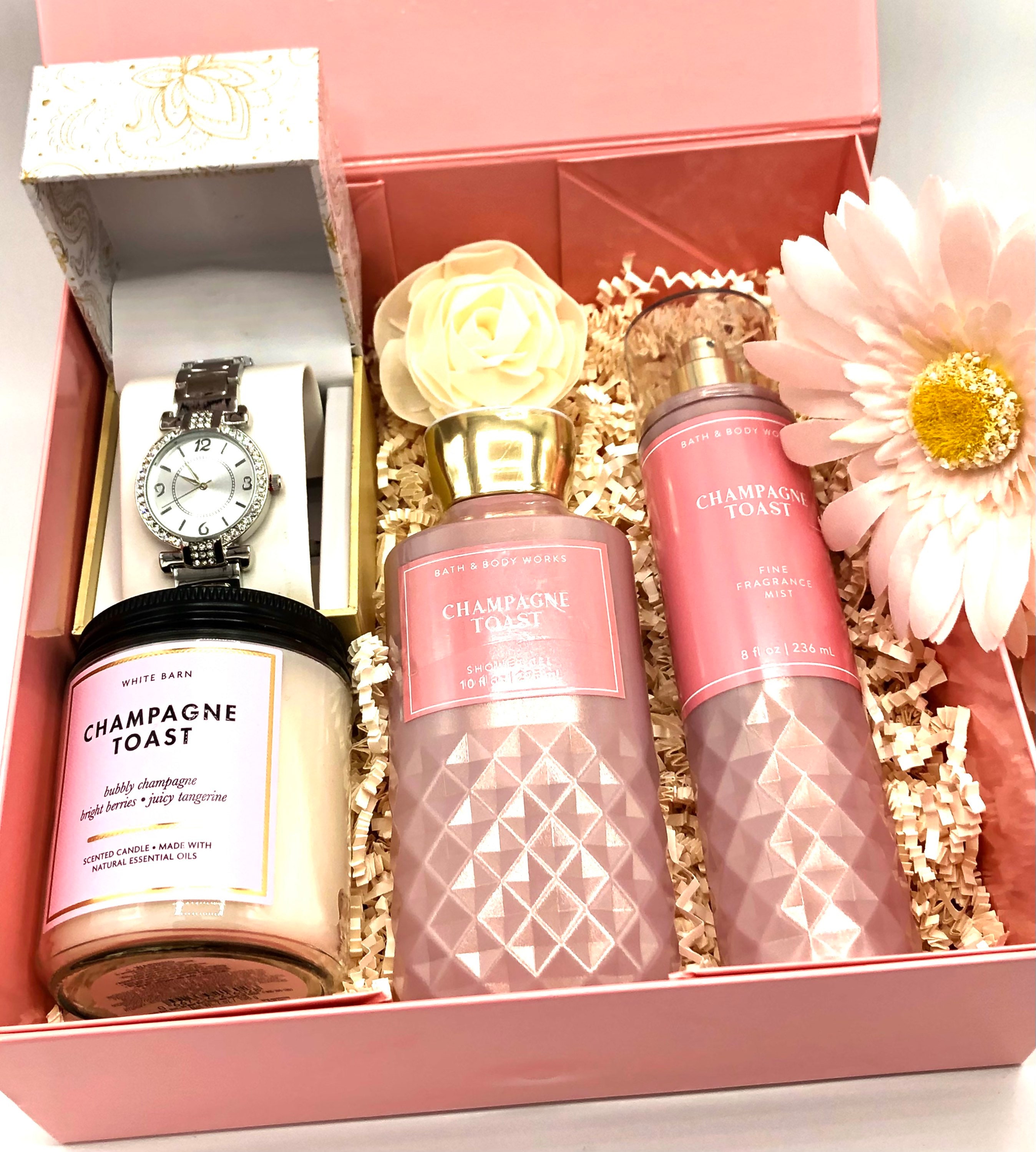 Birthday Gift Box With Champagne  aCelebration Toast Gift Basket Delivered  — Yuti Gift Box