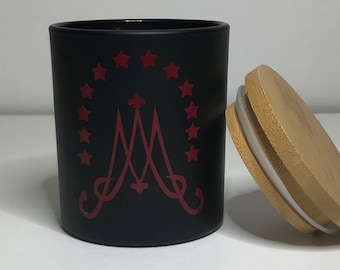 NEW 5 oz Pure Beeswax Candles w/Optional Catholic Decals