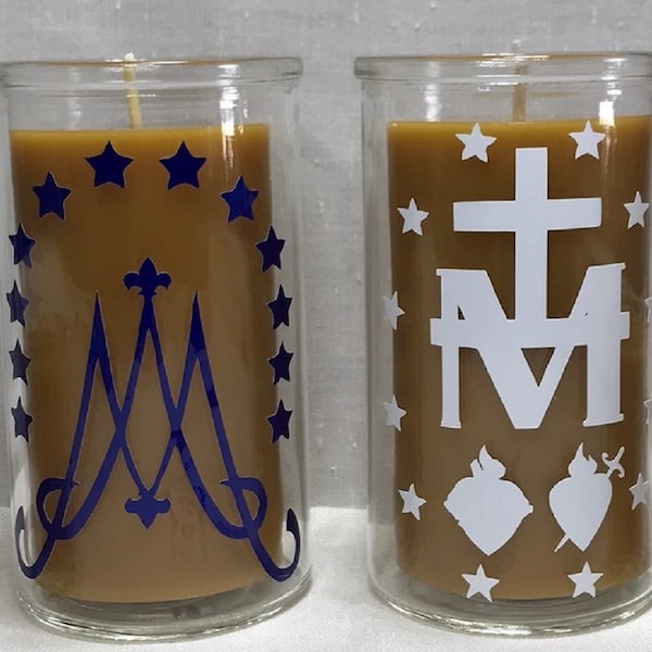 Catholic Beeswax Candles Etsy