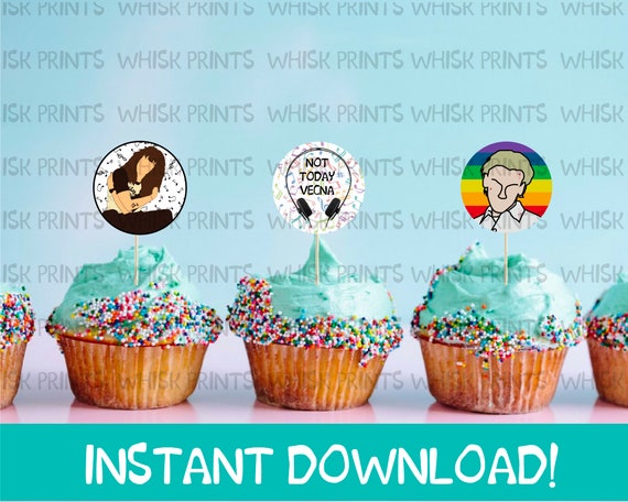 Stranger Things Cupcake Toppers - Etsy
