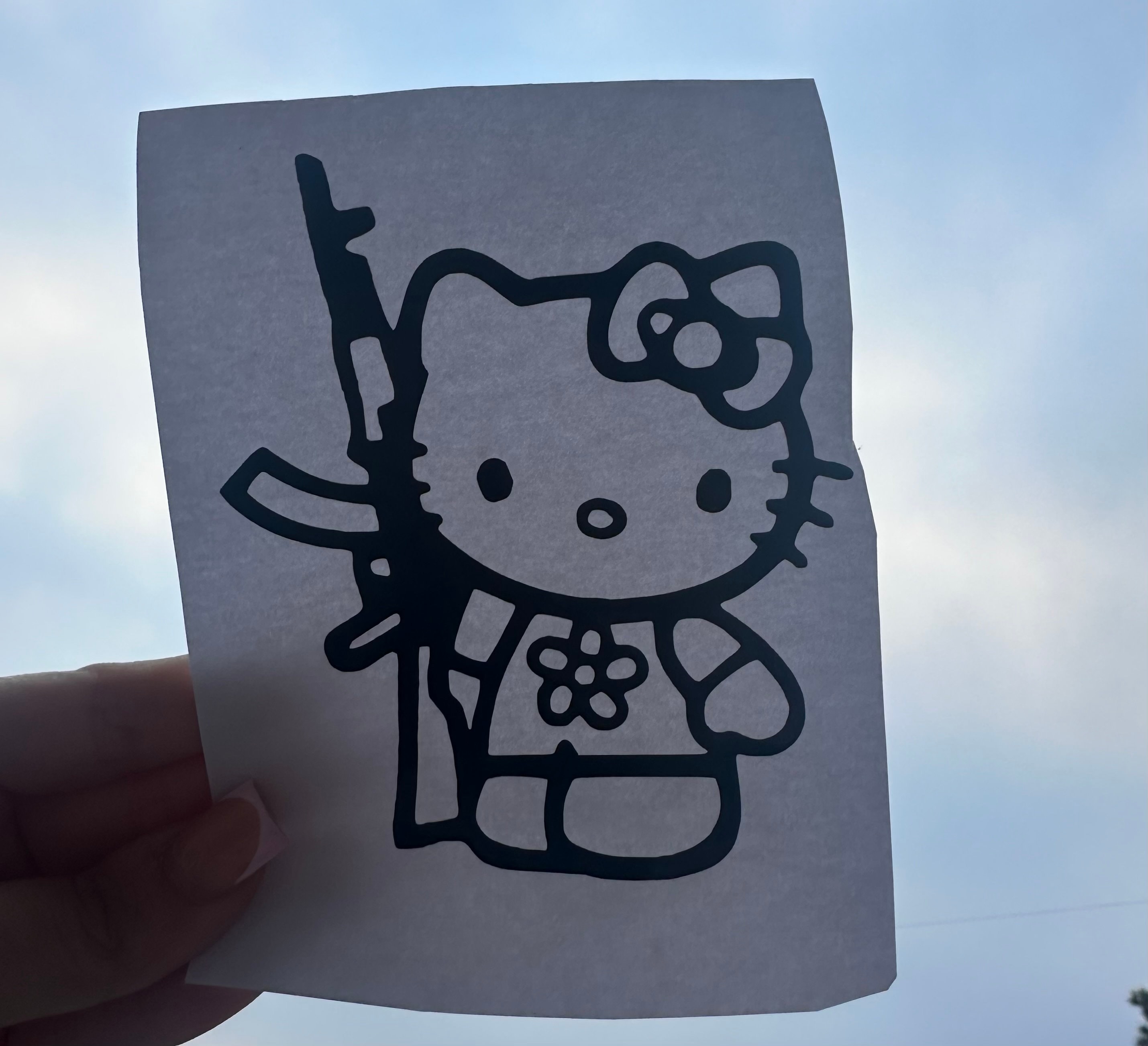 HELLO KITTY MOTION STICKER – Flashy Stickers