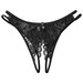 Mens Erotic See Through Lace Crotchless Panty, T-Back Briefs, Gift for boyfriend-husband-men, Open front & butt lace underwear 