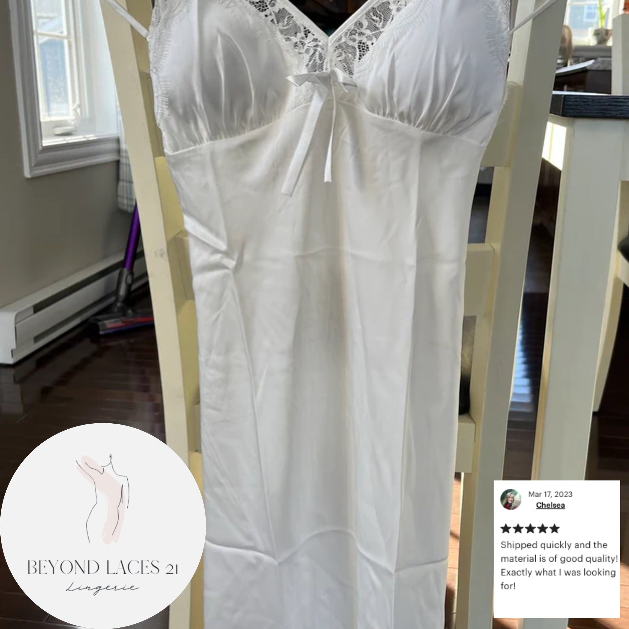 Silk lingerie set Valentino Garavani White in Silk - 39342996