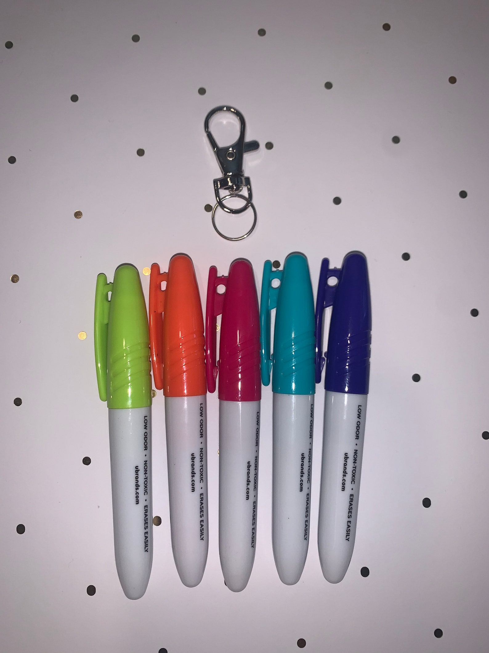 Colorful Mini Dry Erase Marker Badge Reel and Teaching Etsy