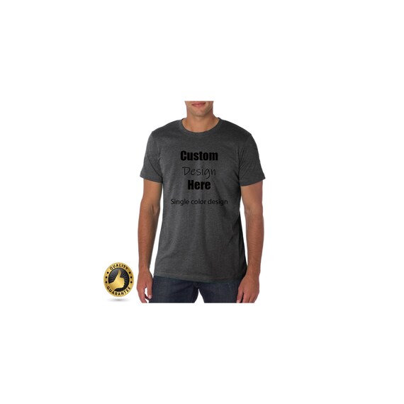 Custom Tshirt Mens Custom Shirt Customized Apparel Custom Etsy