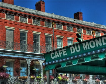 Cafe Du Monde Print: New Orleans Beignets & Coffee Art