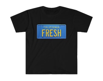 Fresh Prince T-Shirt: Bel-Air California License Plate Retro Tee