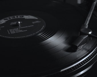 Vinyl Record Print: Still Life Photography, Archival Paper