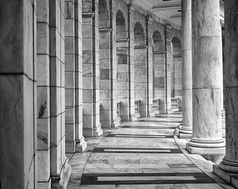 Arlington Amphitheater Print: Virginia Architecture Photography