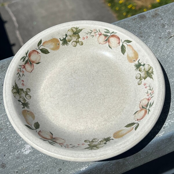 Vintage Wedgewood Quince Coupe Bowl (aged/faded look)