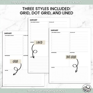 Editable Classic Happy Planner Dashboard Layout Printable - Etsy