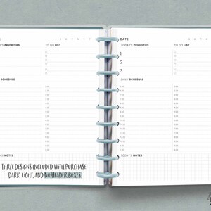 Printable Classic Happy Planner Inserts, Daily Planner Pages, Undated ...