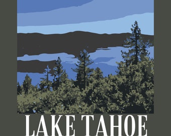 Lake Tahoe Nevada Art Print