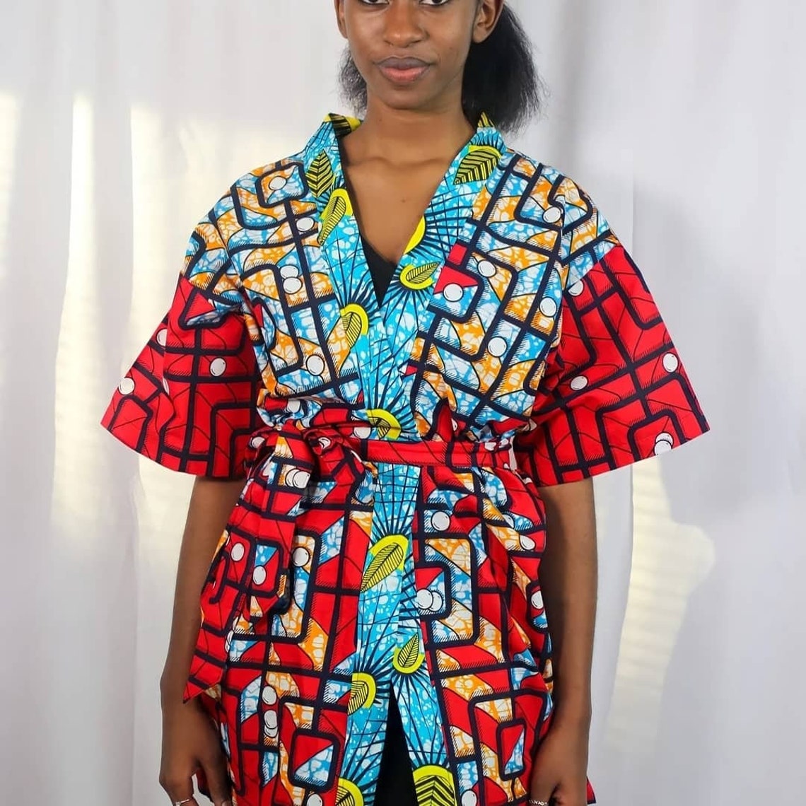 African Kimono Jackets/ African Print Robe/ Ankara Kimono/ Etsy