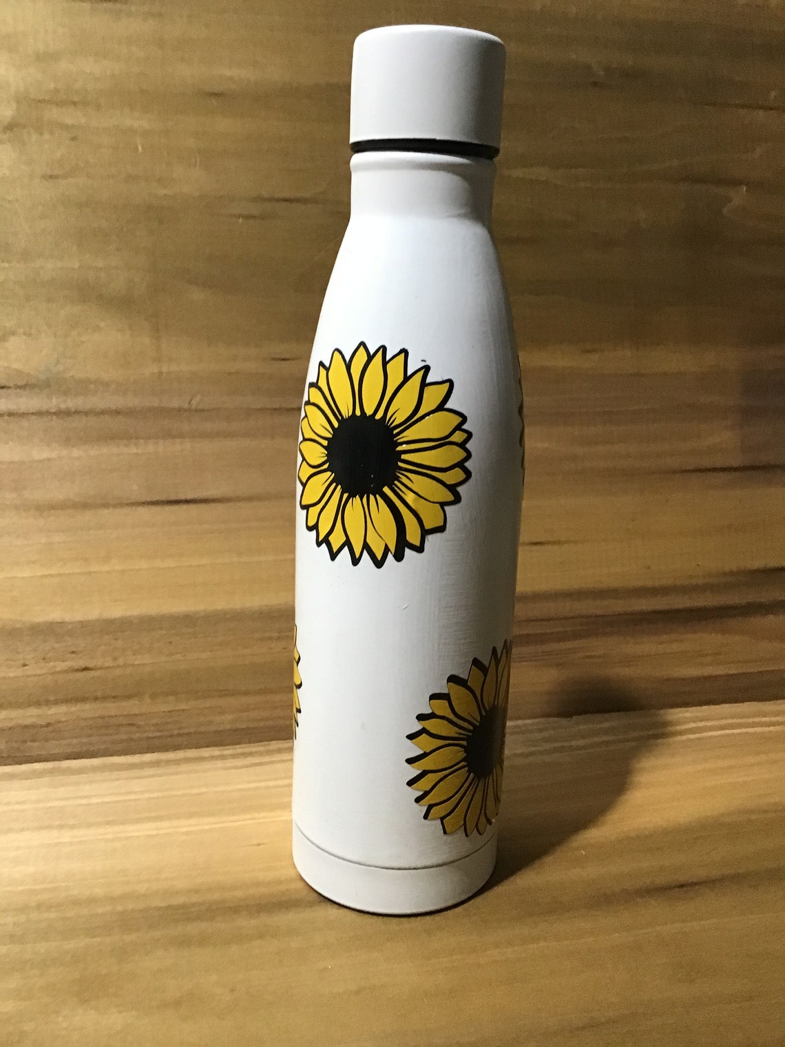 Sunflower Water Bottle Etsy