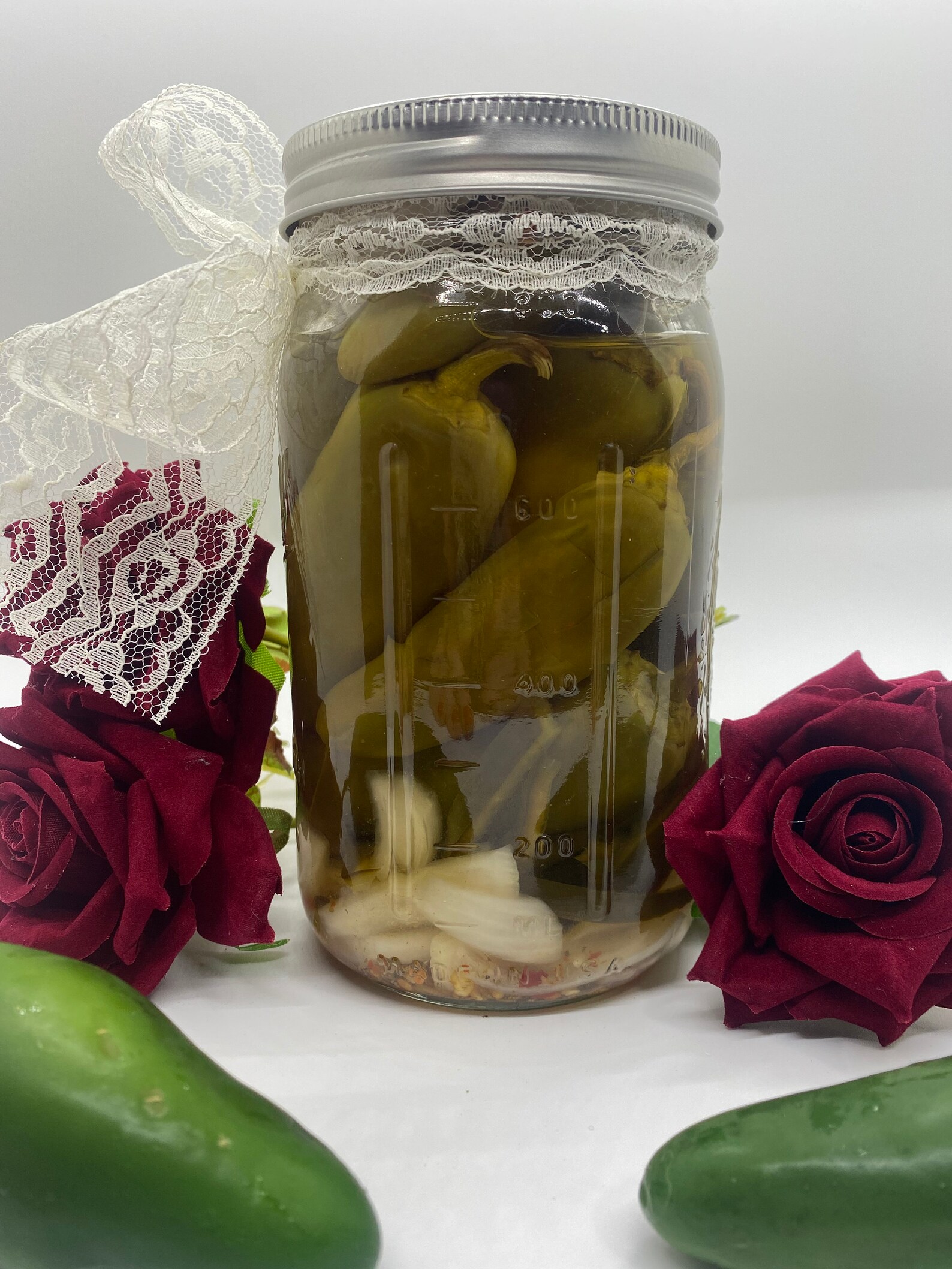Whole Pickled Jalapenos 32oz Etsy