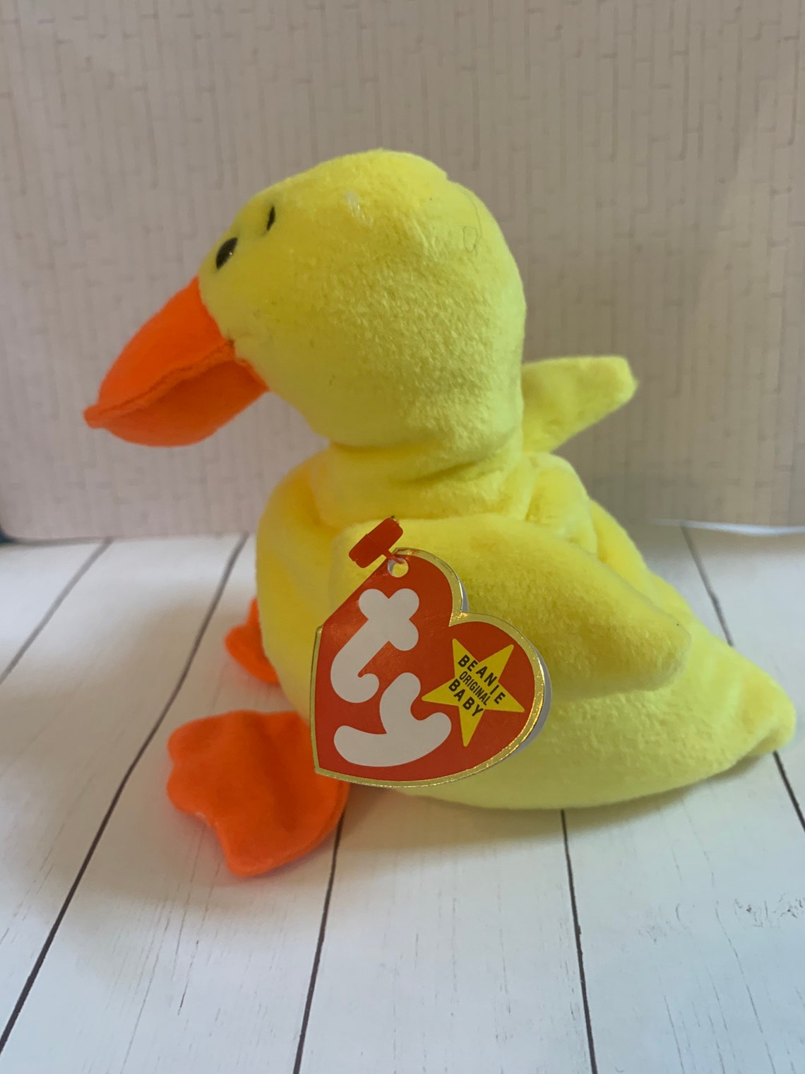 Ty Beanie Babies Quackers the Duck Style 4024 Original Beanie Etsy UK
