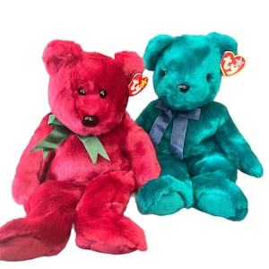 TY TEDDY Beanie Buddy, Ty Original Beanie Buddies Collection, Retired