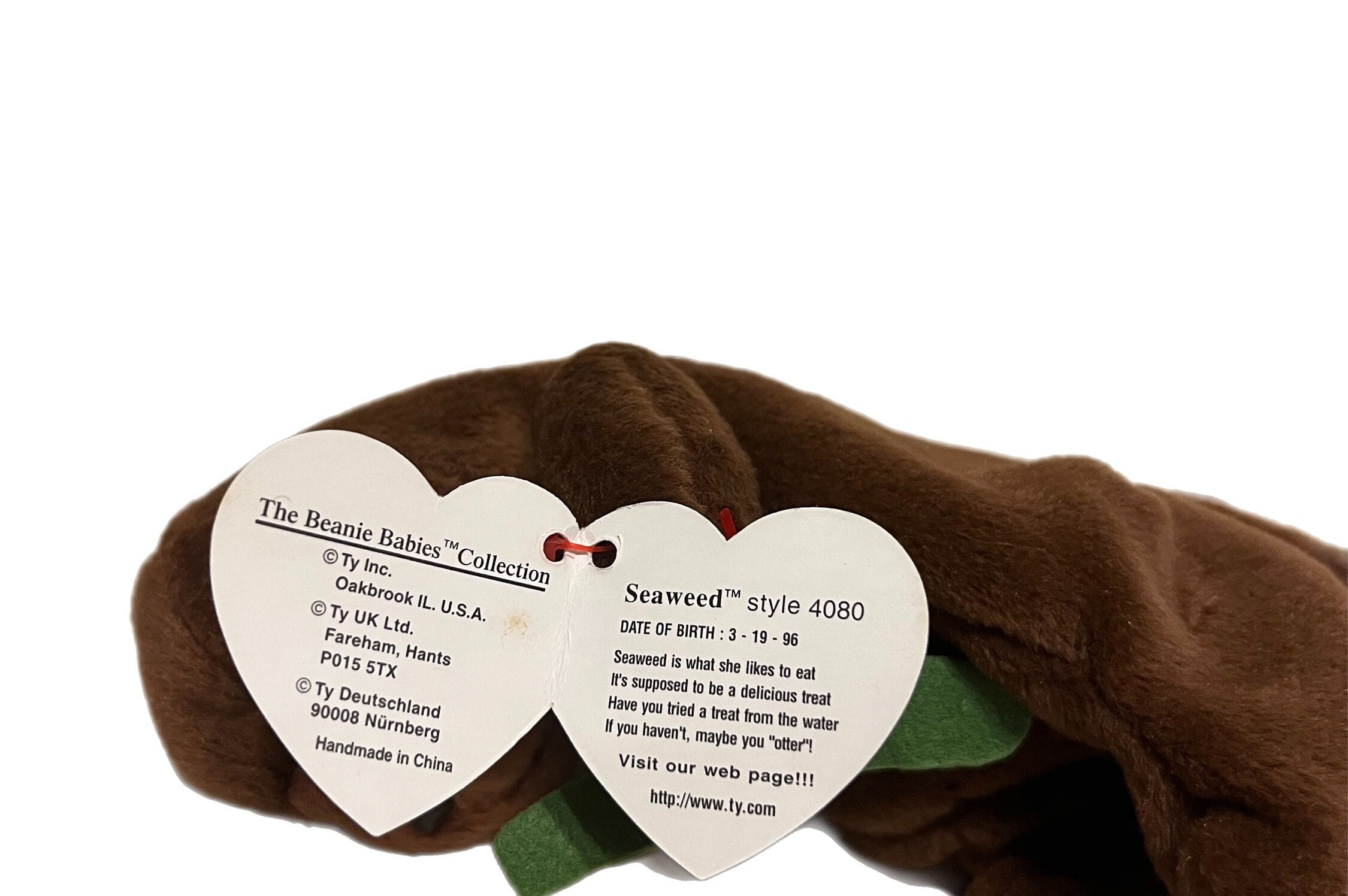 Seaweed beanie baby style 4080 hotsell