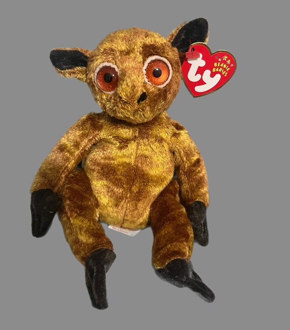 TY GIZMO LEMUR, Original Beanie Babies Collection, Stuffed Plush
