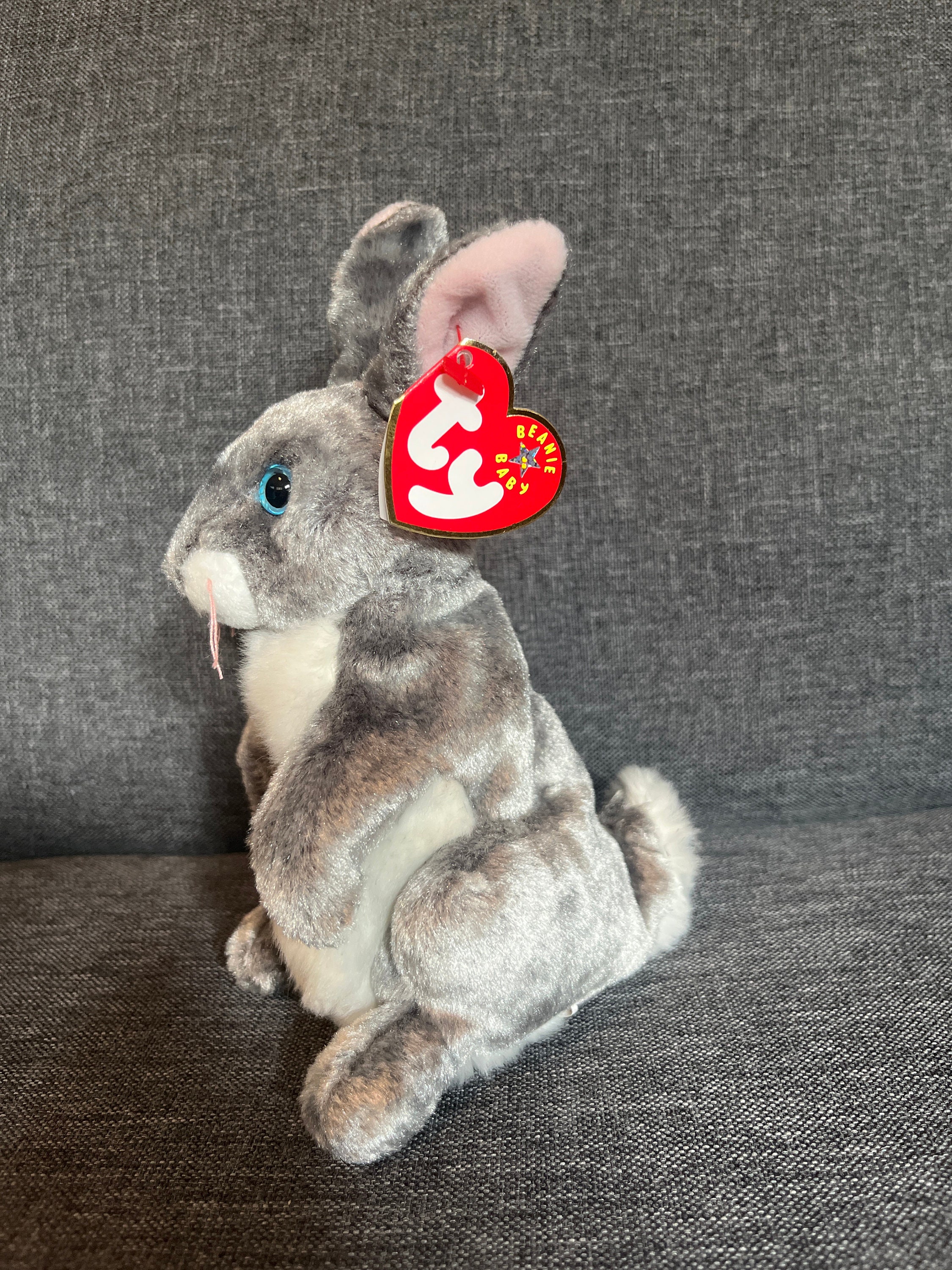 Ty Hopper Bunny Beanie Baby, Original Beanie Babies Collection