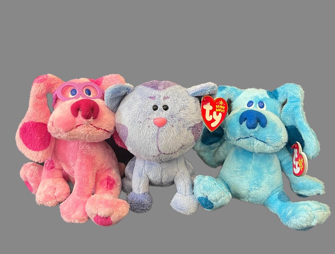 TY BLUES CLUES Beanie Babies, Original Beanie Babies Collection, Blue ...