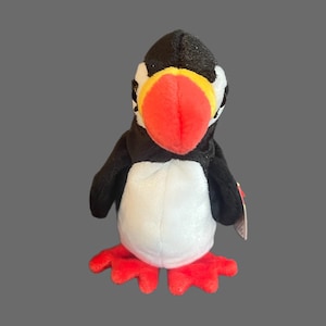 TY PUFFER PENGUIN, Original Beanie Babies Collection, Rare, Retired