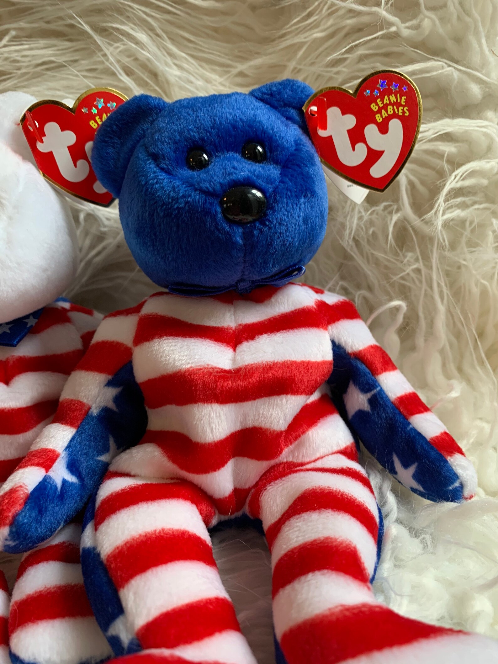 July 4th Ty Beanie Babies Bears Liberty Original Beanie Etsy