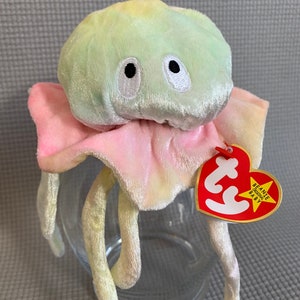 TY Goochy Jellyfish, Original Beanie Babies Collection, Jellyfish, Rare Vintage