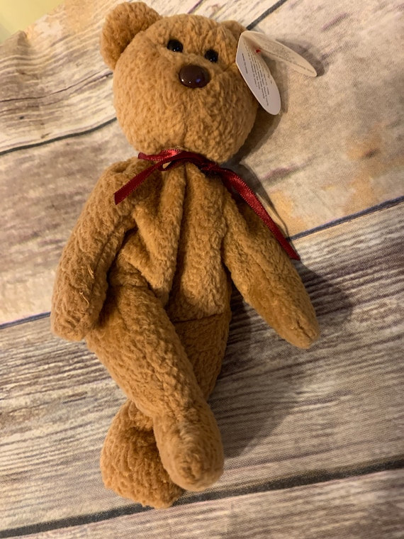 Ty Beanie Baby Curly the bear Original Beanie Babies Collection