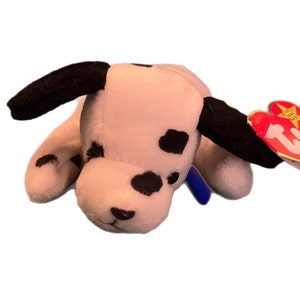 TY DOTTY DALMATIAN, Original Beanie Babies Collection, stuffed plush toy