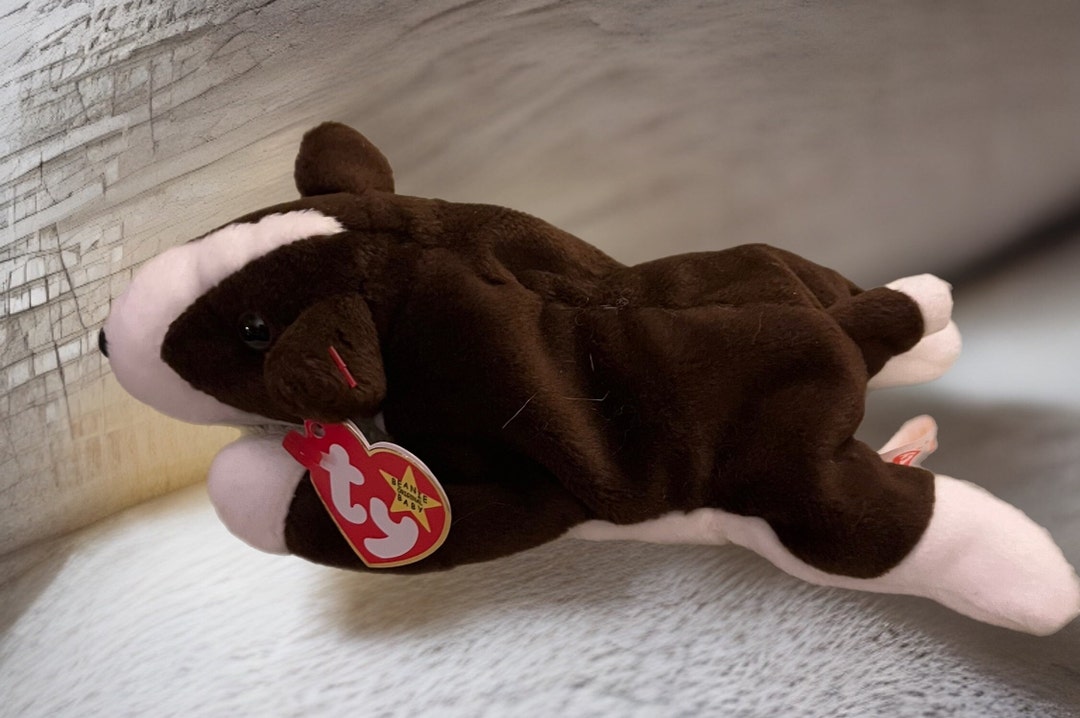 TY BRUNO DOG Beanie Baby, Original Beanie Babies Collection