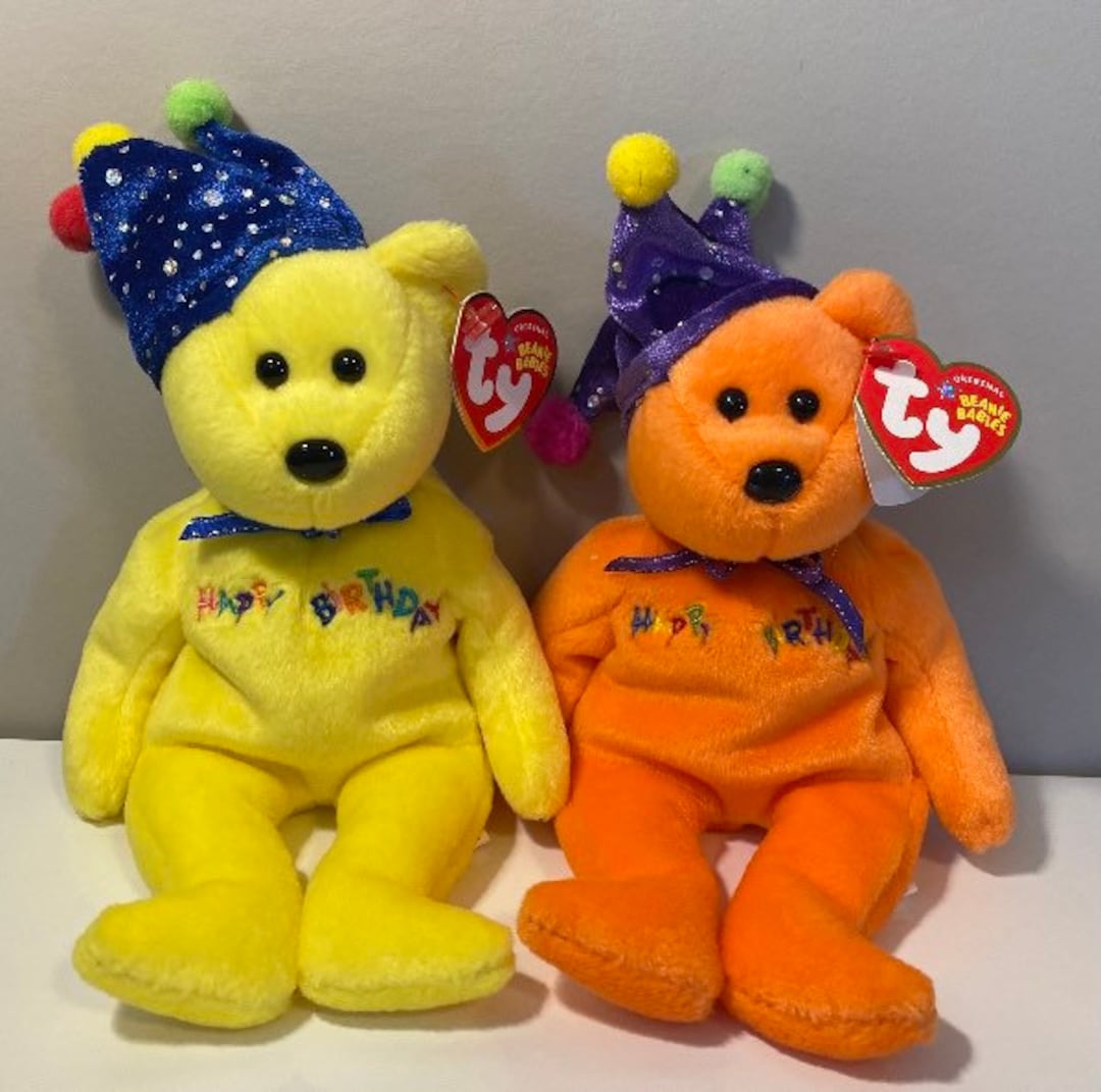 happy birthday beanie baby