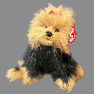 TY YAPPER Beanie Baby, Original Beanie Babies Collection, rare and retired, fluffy puppy