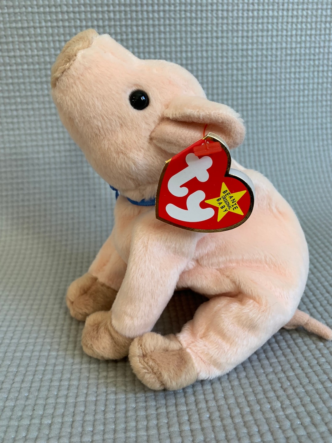 Knuckles Pig Beanie Baby, Vintage, Original Ty Beanie Babies