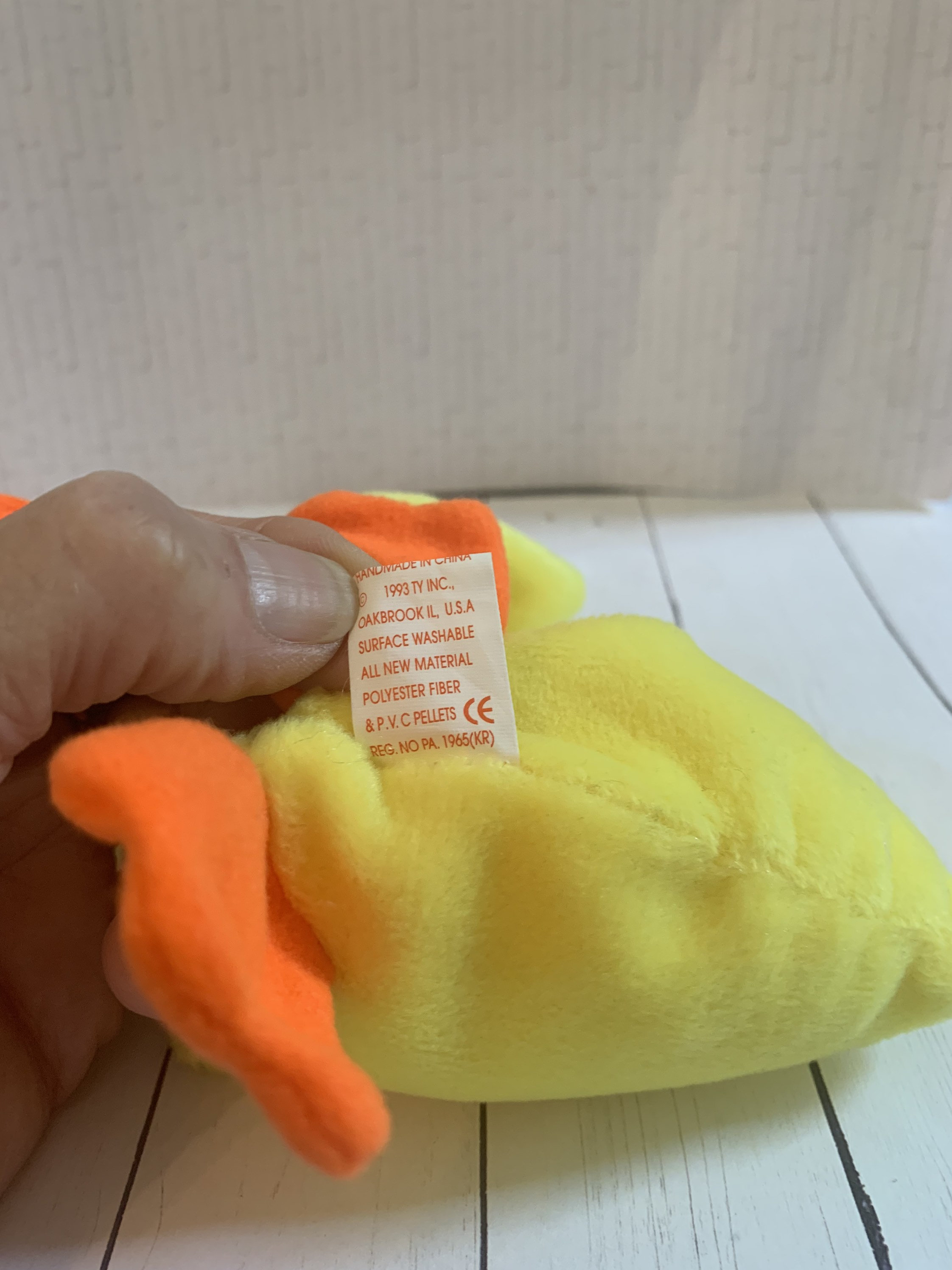 Ty Beanie Babies Quackers the Duck Style 4024 Original Beanie Etsy UK