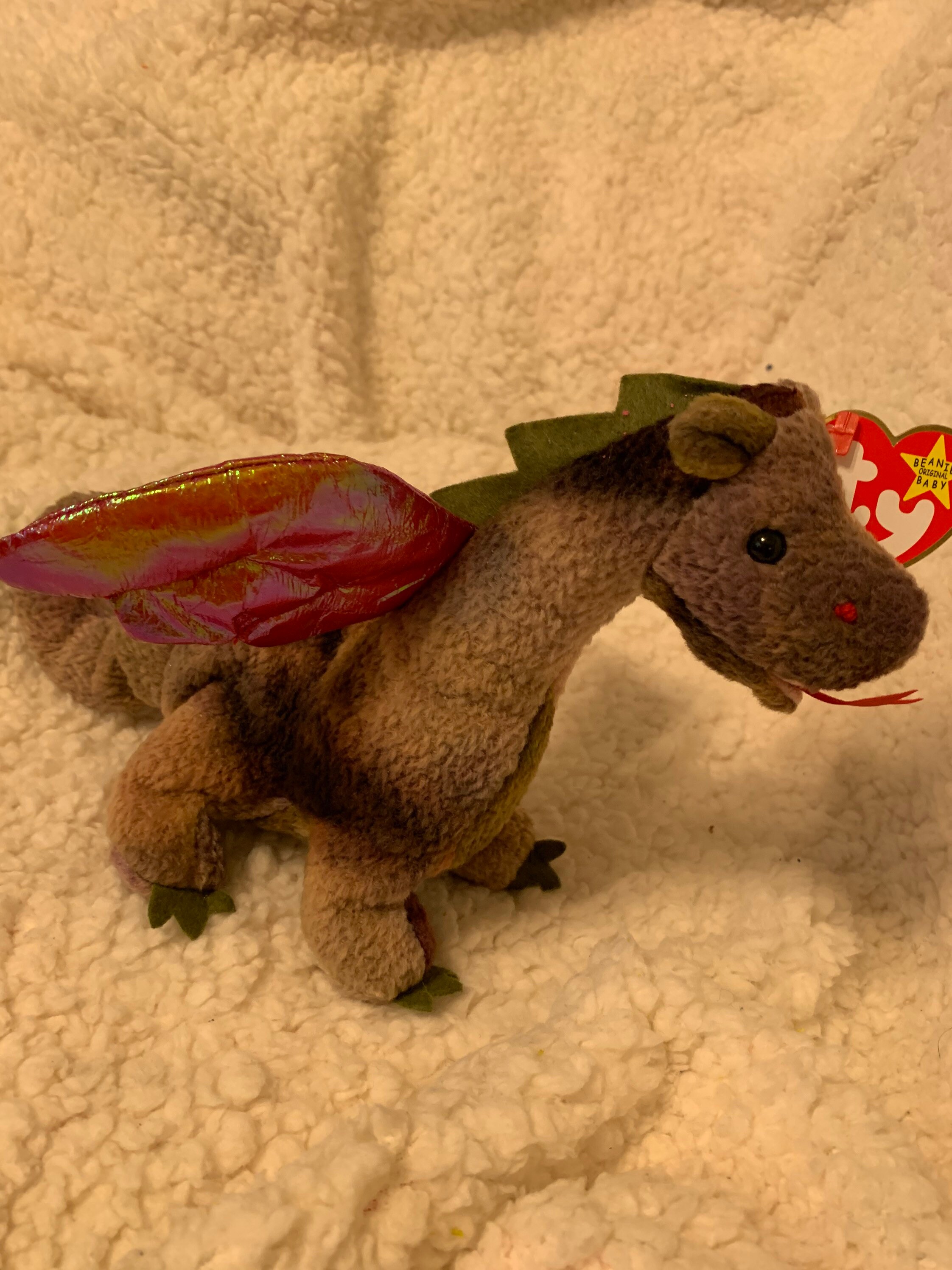 Ty Beanie Babies Dragon Scorch Original Beanie Babies Etsy