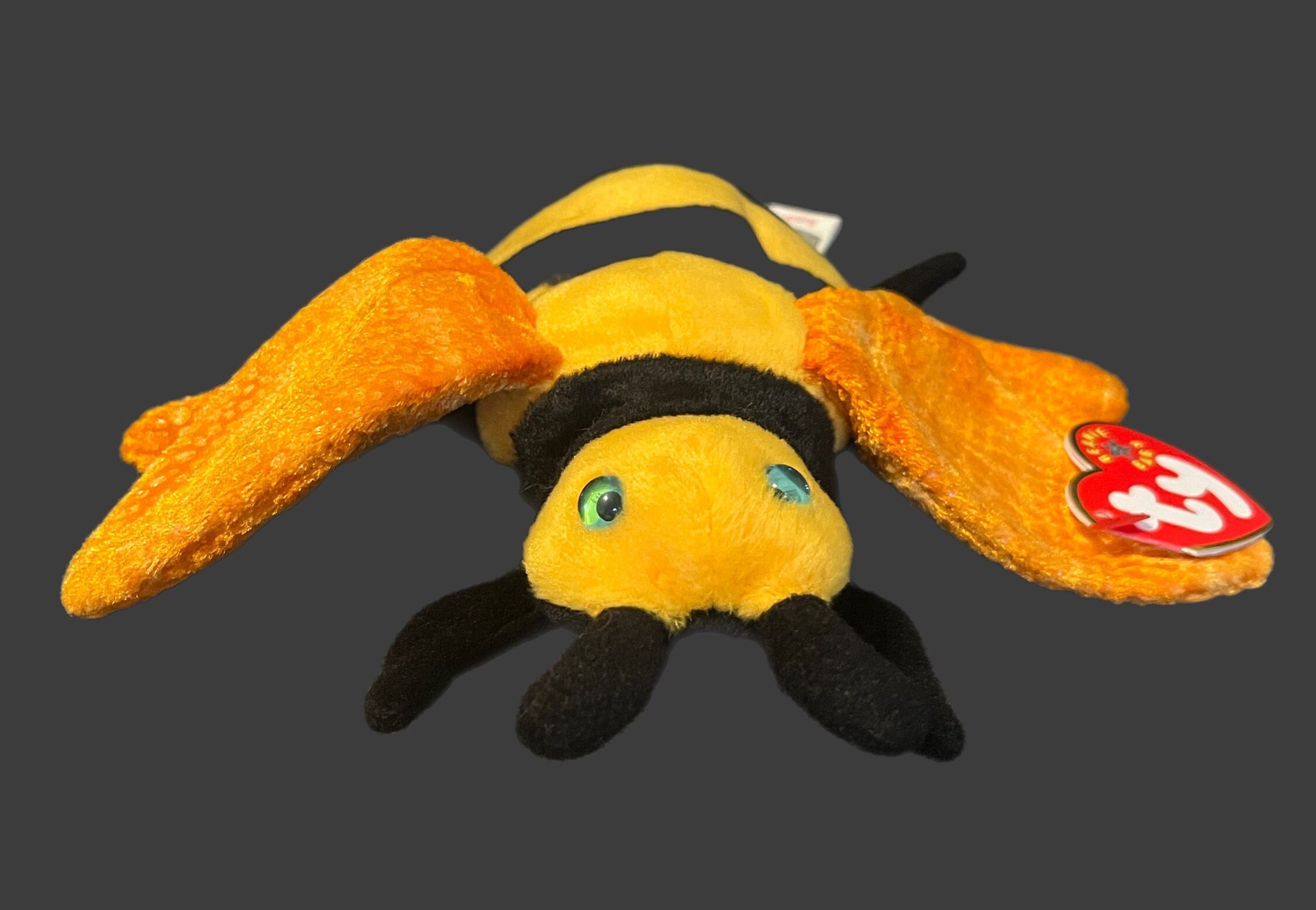 TY BUZZIE Bumble Bee, Beanie Baby, Ty Original Beanie Babies Collection ...