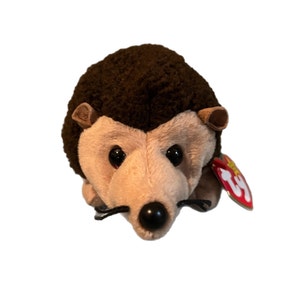 TY Prickles Hedgehog, Original Beanie Babies Collection, stuffed plush toy