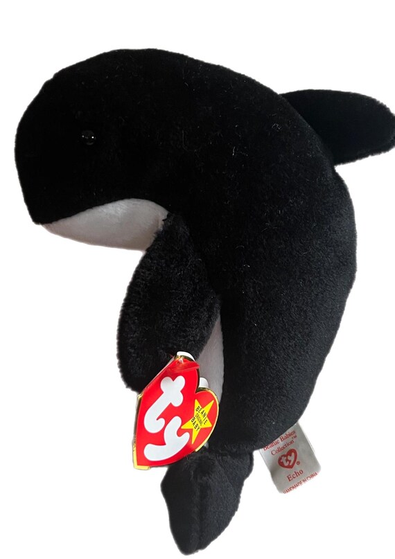 TY WAVES Beanie MISLABELED as Echo, Original Beanie Babies