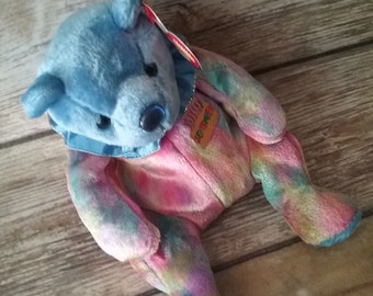 Vintage Ty September Birthday Bear Beanie Baby, Ty Original Beanie Babies Collection, Retired