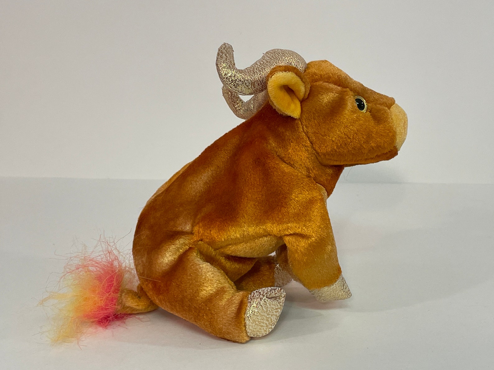 2000 Zodiac Ox Ty Beanie Baby 4319 6th Gen Red Heart Hang Etsy