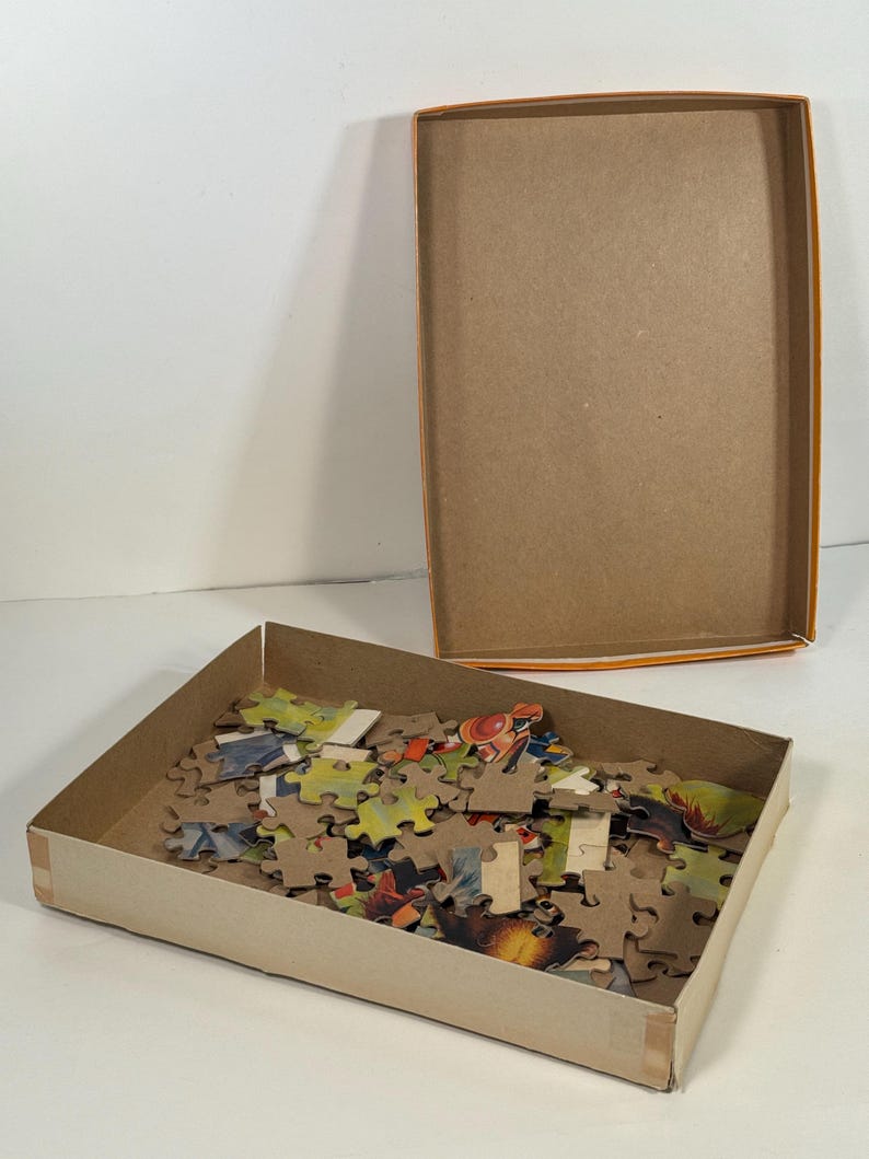 1965 Built Rite Clown 100 Piece Puzzle 7464 Incomplete - Midcentury ...