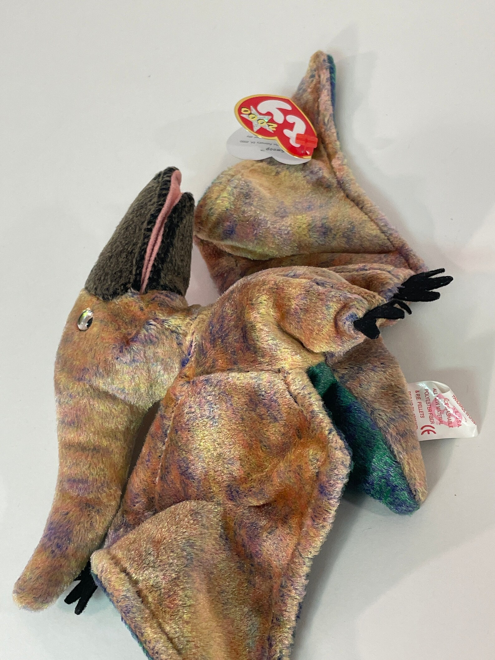 2000 Swoop the Pterodactyl Ty Beanie Baby 4268 6th Gen Red | Etsy