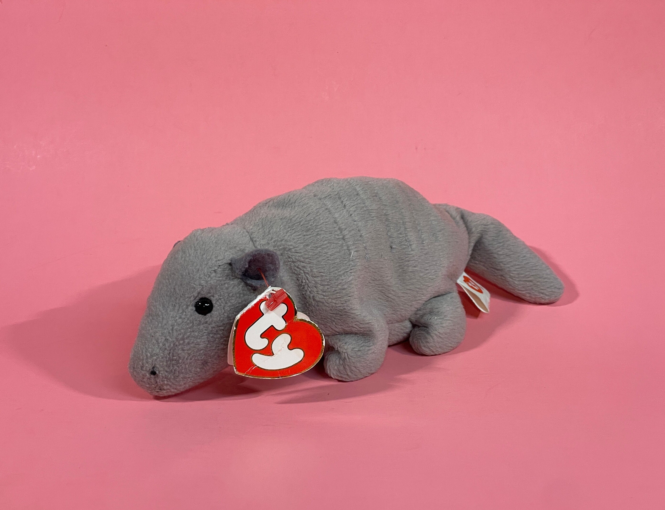 Ty Beanie Baby - ORCHARD the Grey Bunny Rabbit 7