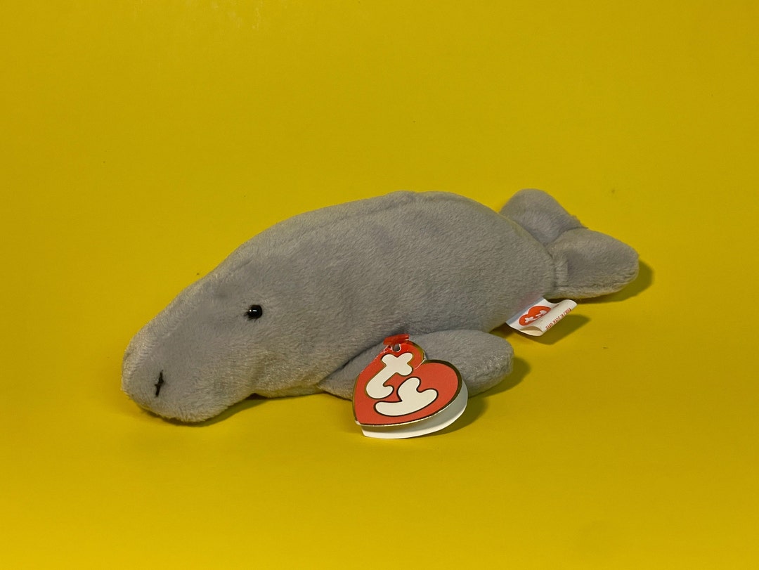 Ty Beanie Baby - ORCHARD the Grey Bunny Rabbit 7