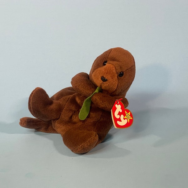 Ty Beanie Baby Otter Etsy