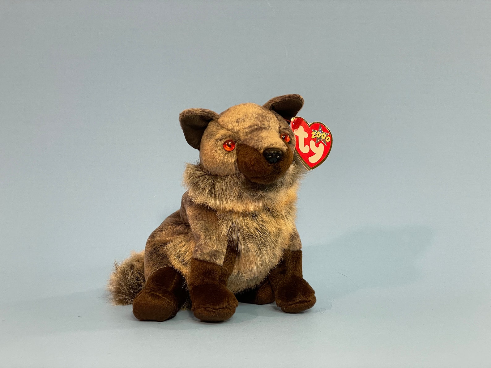 2000 Howl the Wolf Ty Beanie Baby 4310 6th Gen Red Heart Etsy